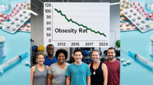 Survey shows obesity rates dropping as more Americans turn to weight-loss medications